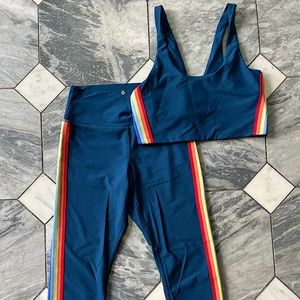Spiritual Gagster rainbow workout set